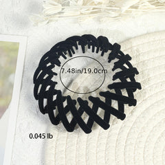 Bird'S Nest Plate Hairpin Expandable Ponytail Hair Clips