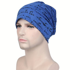 Men's Spring Summer Thin Pullover Hat Cotton Polyester Turban Hat