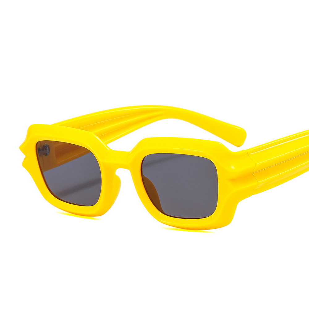 Vintage Rectangle Frame Sunglasses Cyberpunk Y2K PC Frame
