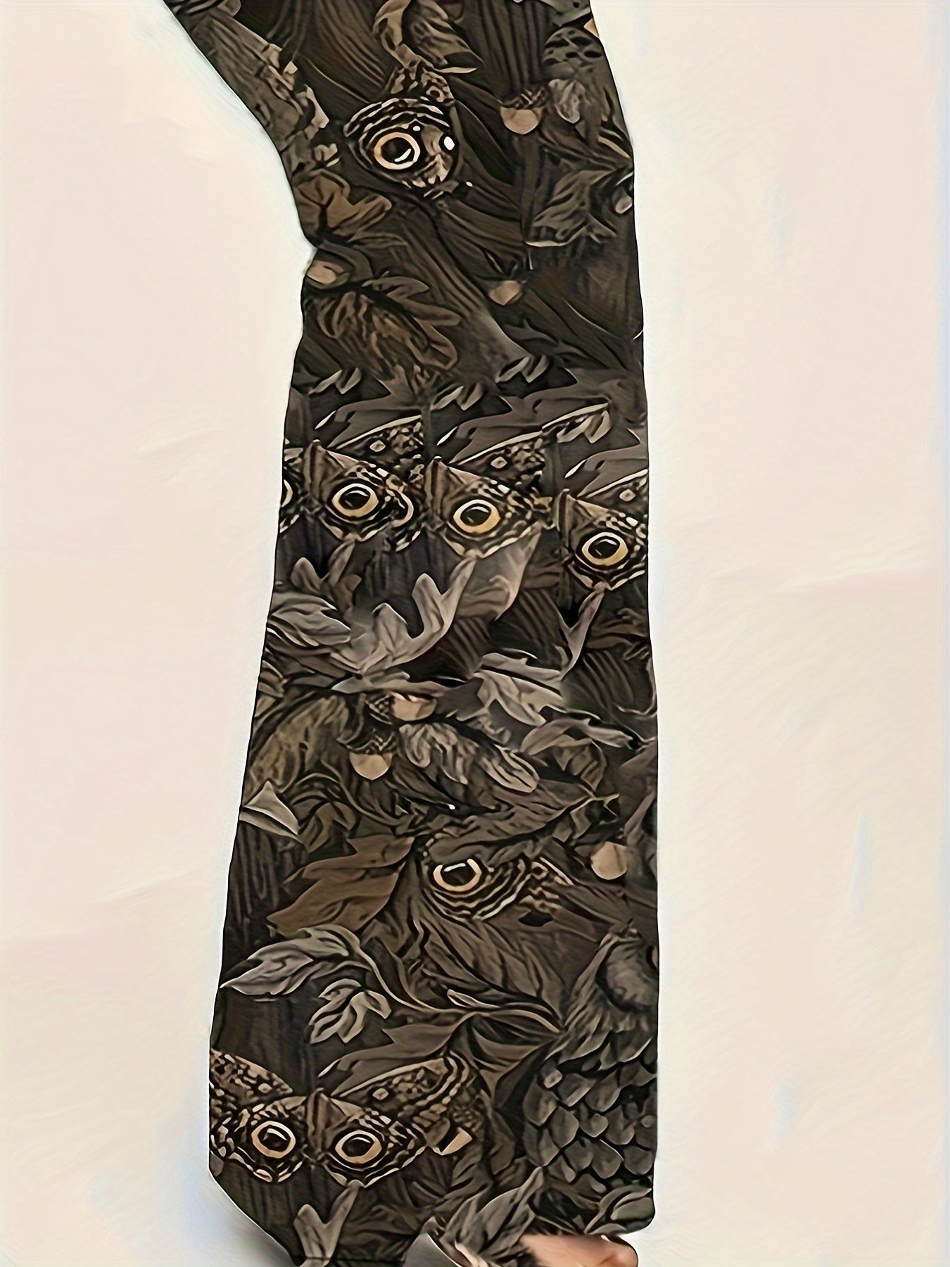 Women's Plus Wolf Print High Rise Flared Leg Trousers