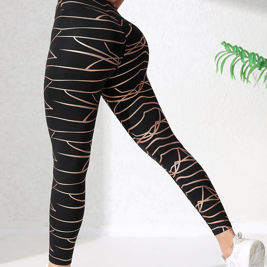 High Waist Tummy Control Fitness Pants Quick Dry Sports Leggings