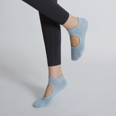 Breathable Non Slip Backless Yoga Socks for Pilates Ballet Barre