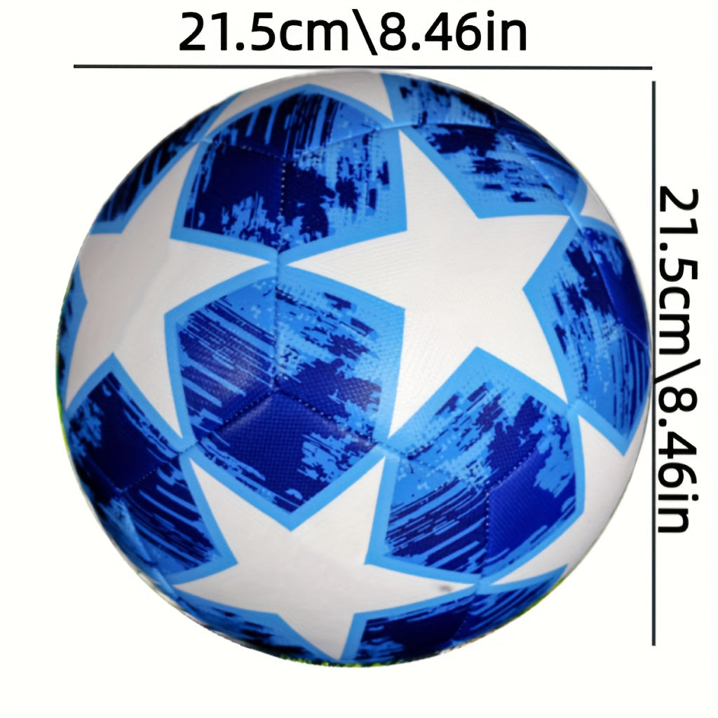 Classic No 5 PU Soccer Ball With Pump Standard Size 5 Football