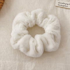 Solid Colors Velvet Scrunchies Soft Hair Ties Ponytail Holders