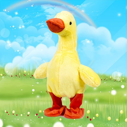 Interactive Singing Plush Duck Toy
