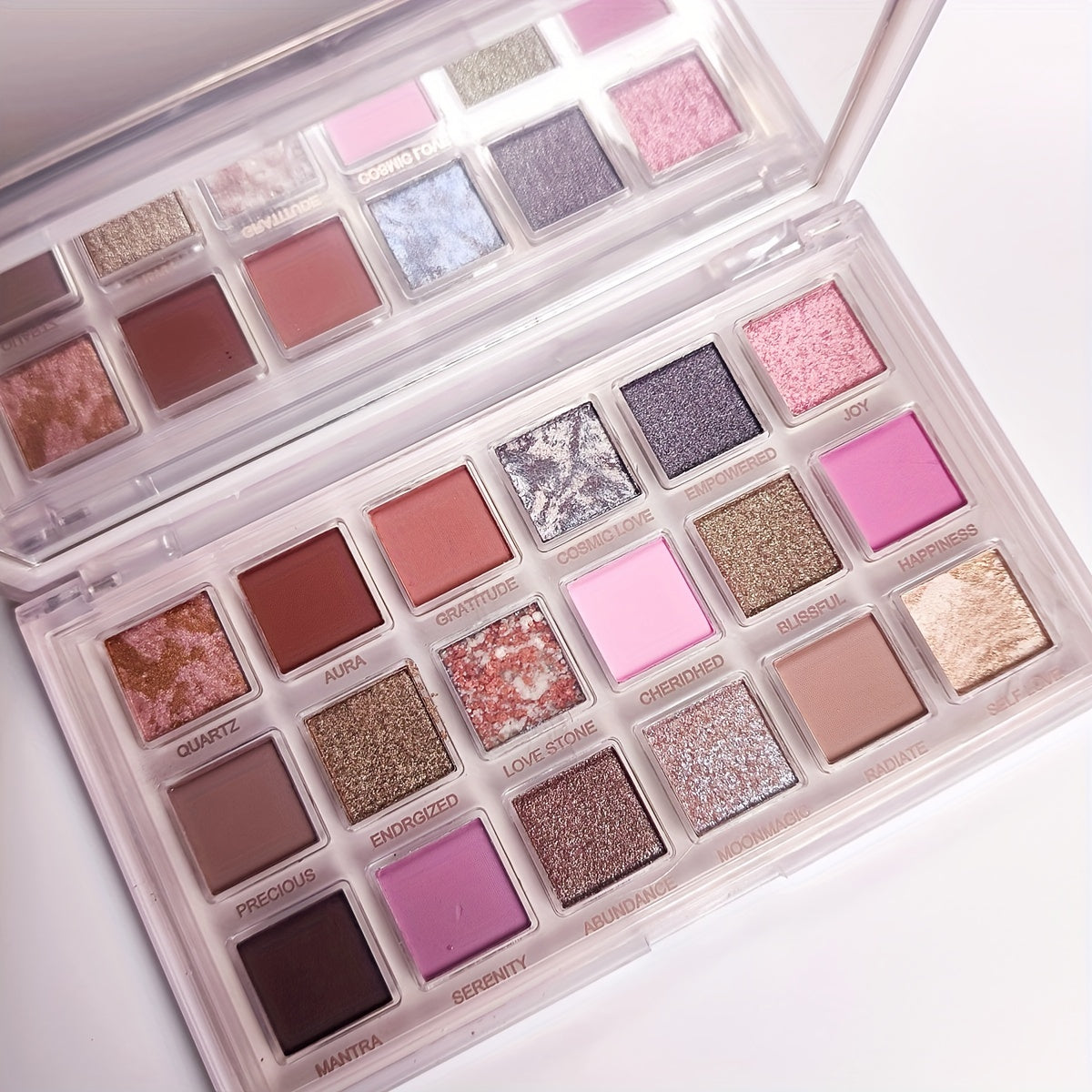 Rose Eyeshadow Palette Multicolor Pearly Matte Sequin Finish Eyeshadow Palette