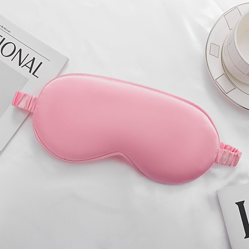 Silk Like Sleeping Eye Mask Blindfold Rest Relax Eye Shade Cover