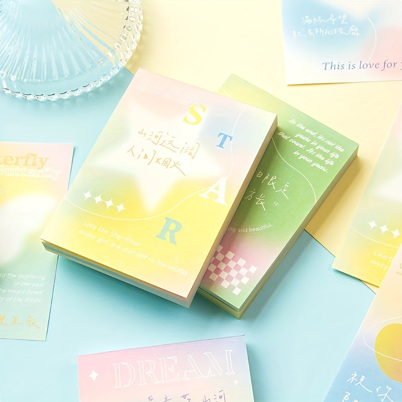 90 Sheets Fruit Rabbit Heart Star Lovely Flower Paper Memo Pad