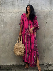 Bohemian Striped Beach Dress Casual Every Vacation Dress For Spring & Summer