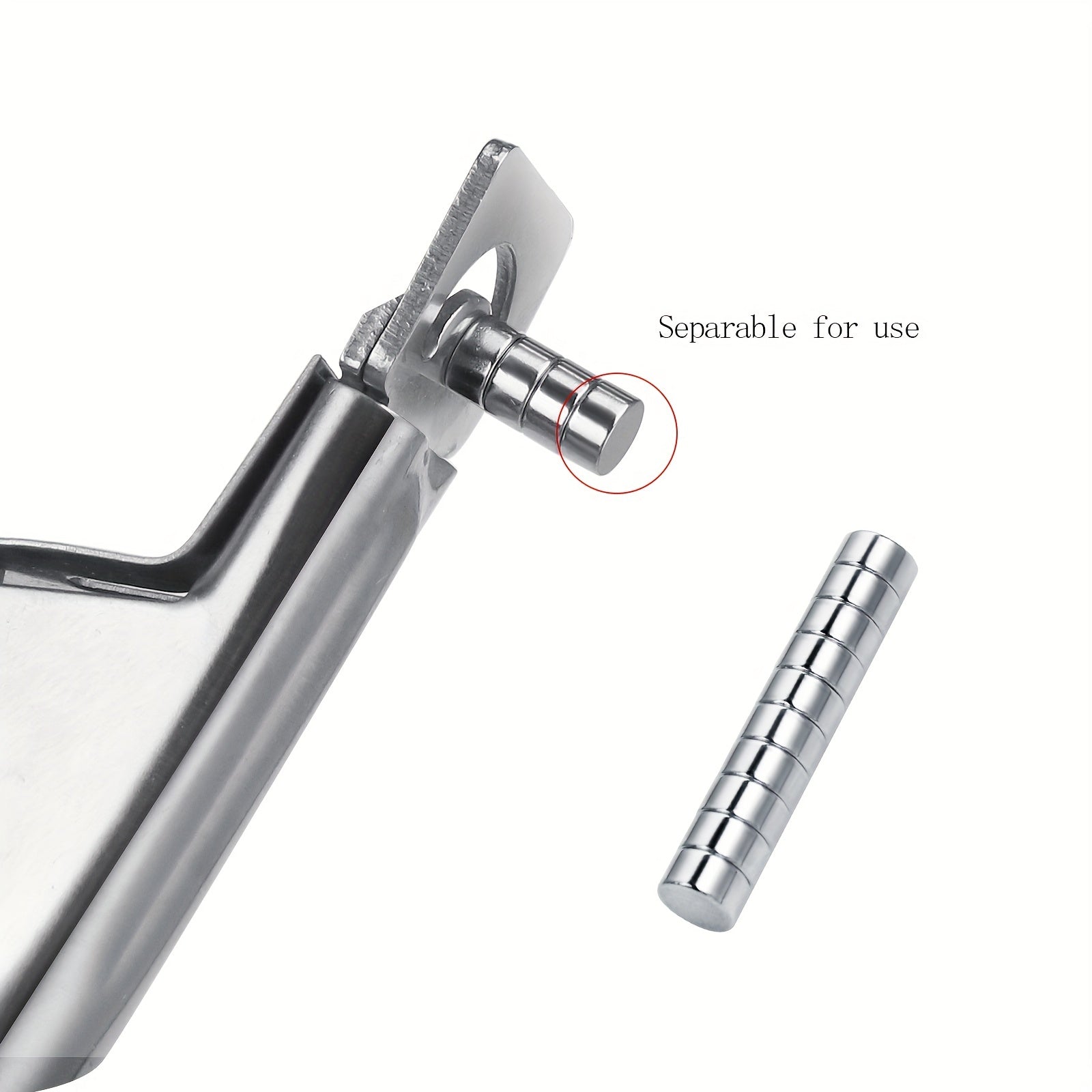 10 Pcs Cat Eye Glue Magnet Nail Art Cylinder Magnet