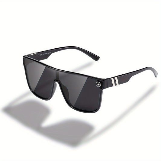 Men's Square Frame Polarized Sunglasses UV Protection