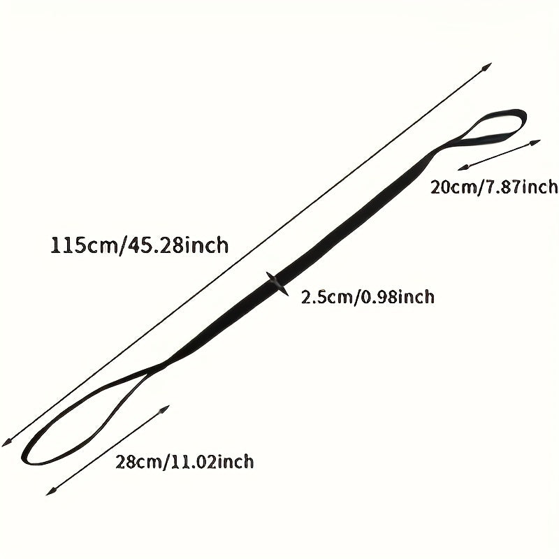 Leg Lifter Strap for Adults - Portable with Hand Strap and Foot Loop