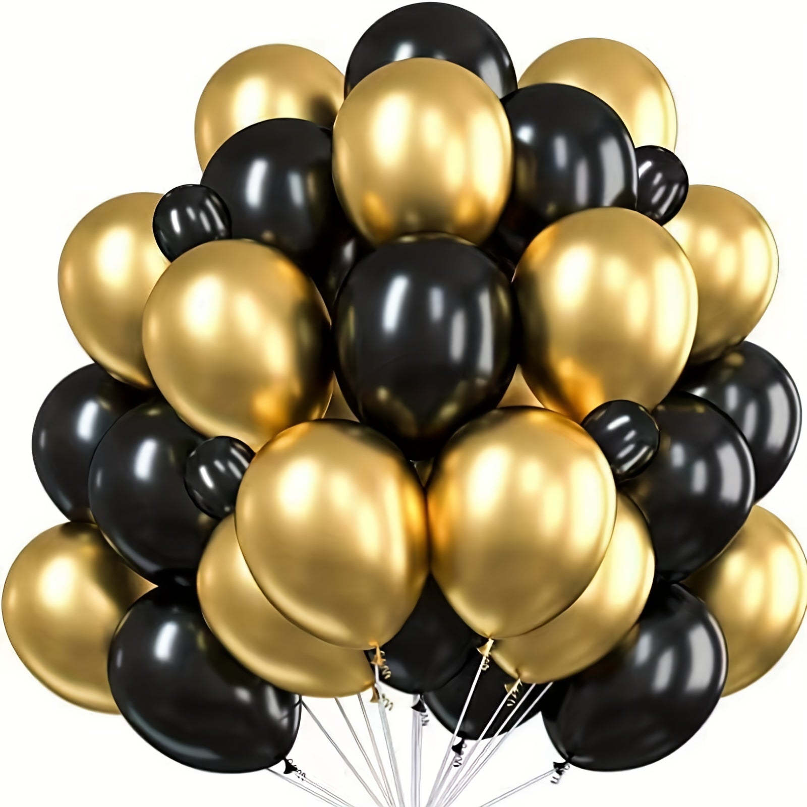 16pcs Metallic Sequin Balloons for Independence Celebrations & Parties