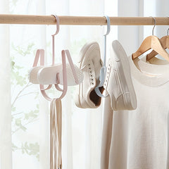 Rotary Shoe Drying Rack Windproof Clothes Hanger