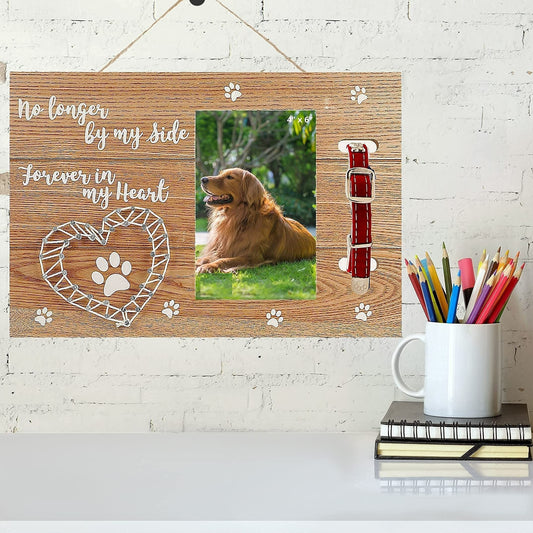 Furry Perfect Pet Memorial Frame with Collar