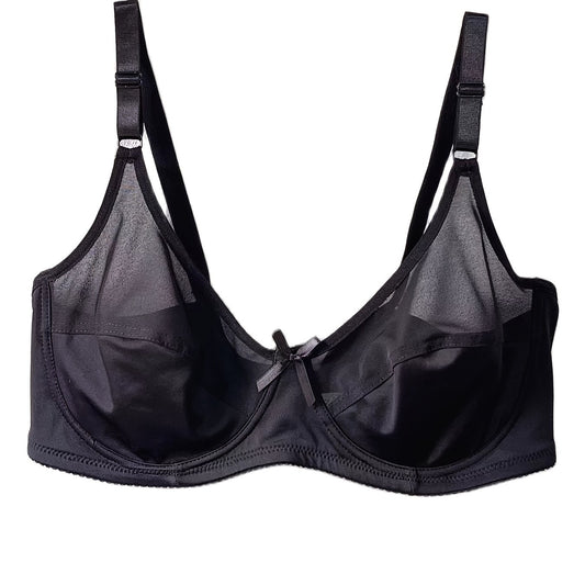 Sexy Bow Knot Mesh Underwire Back Closure Bra