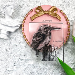 Bird Background Transparent Stamp