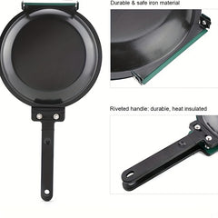Steel Double Pan Perfect Pancake Maker Nonstick Flip Pan
