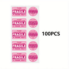100PCS Attention Stickers for Mailing Envelopes and Cartons