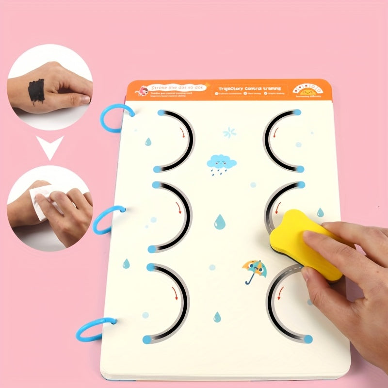Reusable Alphabet & Number Workbook with Pens