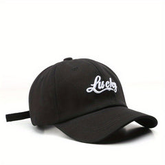 Lucky Embroidered Baseball Cap Caps For Spring & Summer