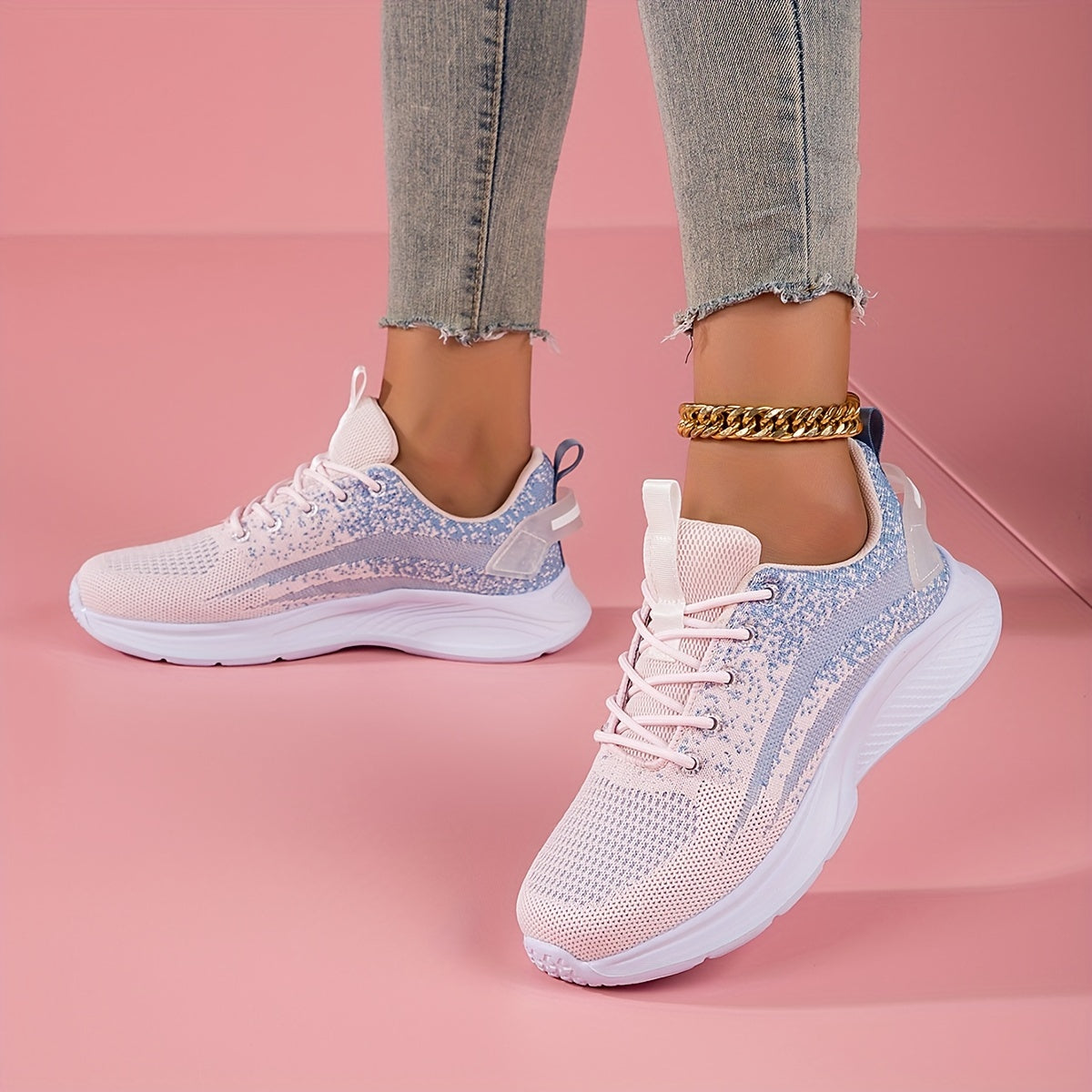 Women's Lightweight Chunky Sneakers Breathable Non-Slip Sport Shoes