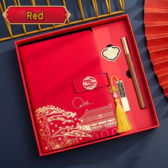 Customizable A5 Personalized Notebook Gift Set for Men with Pen & Refill