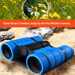4X30 Small Outdoor Observation Telescope Colorful Rubber Handle Toy Binoculars