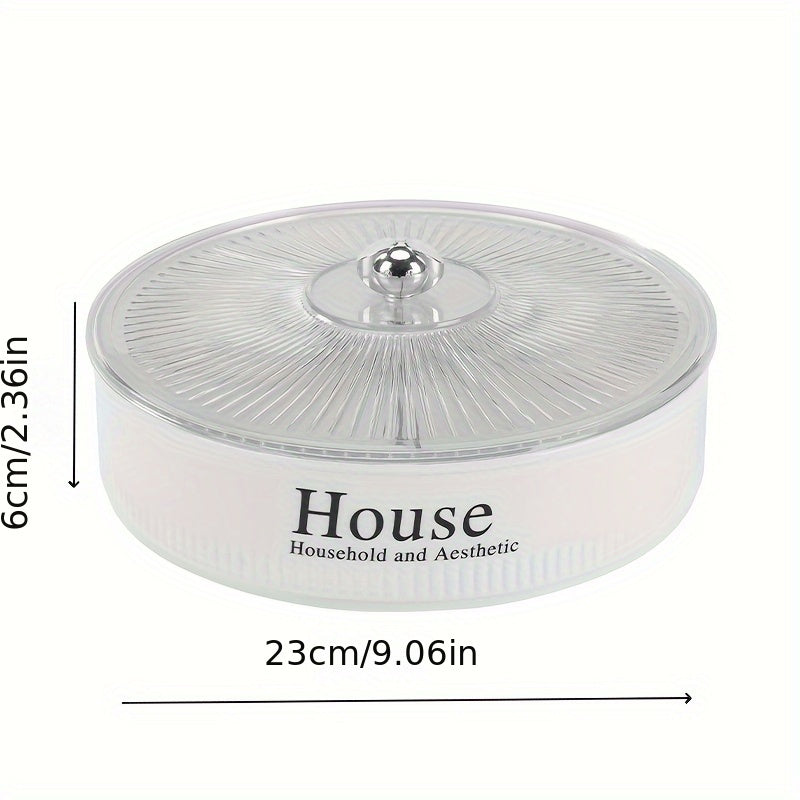 Candy Snack Storage Box With Lid Fruit Tray Candy Snack Jar