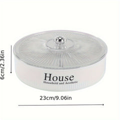 Candy Snack Storage Box With Lid Fruit Tray Candy Snack Jar
