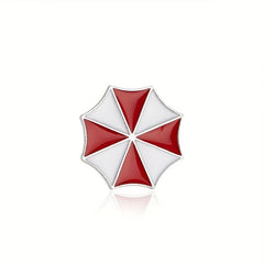 Protection Umbrella Brooch Small Red Umbrella Alloy Brooch
