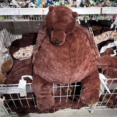 Giant Brown Bear Plush Toy Soft Stuffed Animal Doll Pillow