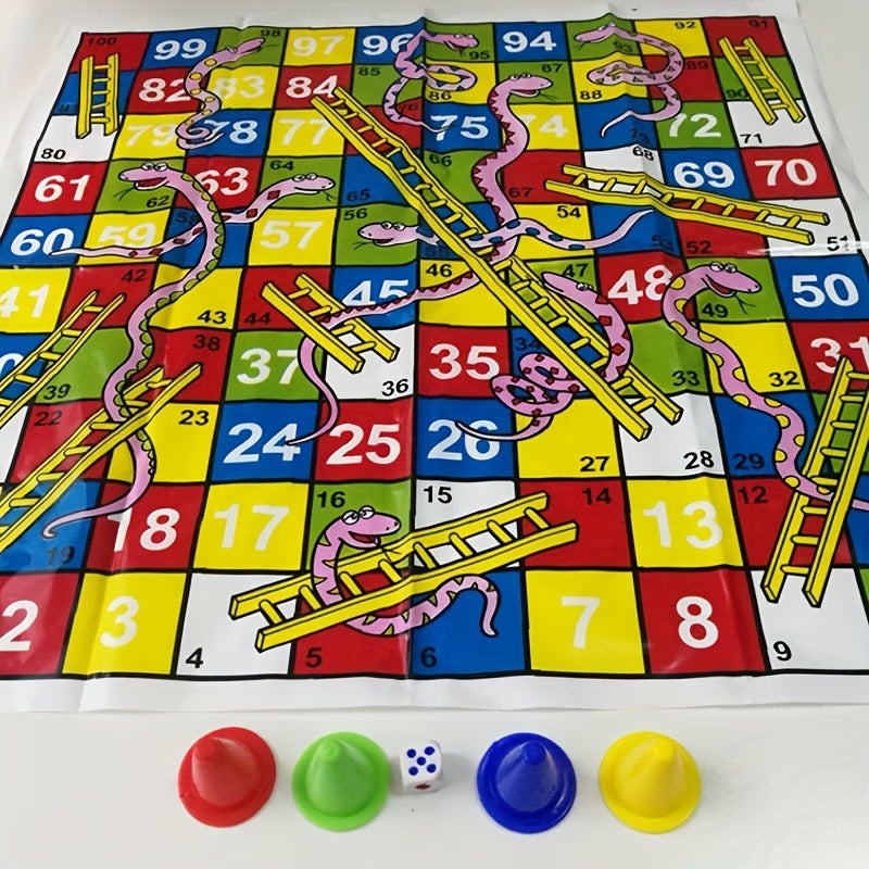 Snakes And Ladders Board Game Classic Family Fun Birthday Gift