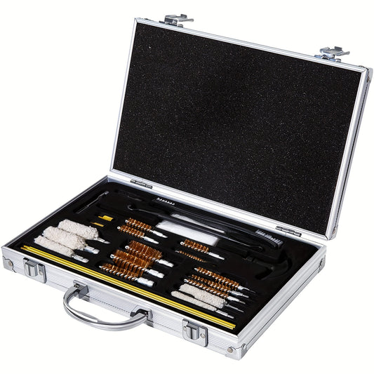 25pcs Gk08 Copper Wire Brush Aluminum Rod Aluminum Box Combo Set