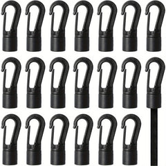 Bungee Shock Cord Hook 10-20pcs Rope Terminal Ends S Open E