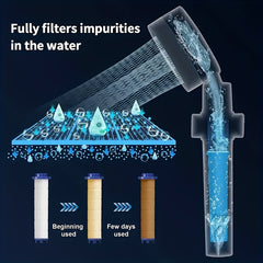 12pcs Hard Water Shower Filter for Handheld Shower Head