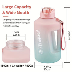 Gradient Sports Water Bottle with Carrying Strap