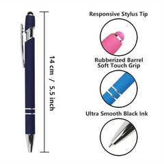 2-In-1 Rainbow Ballpoint Pen, Medium Tip, Smooth Ink, Handwriting Pen