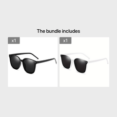 Stylish Sunglasses with Triple Frame Spots