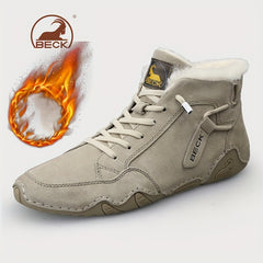 Men's Thermal Winter Boots Lace ups Casual Walking Shoes
