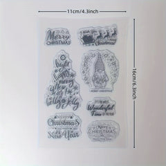 Christmas Series Transparent Stamp for DIY Scrapbooking