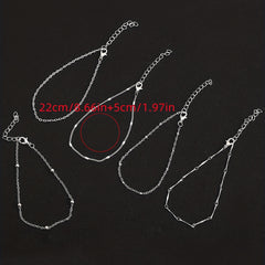 Stackable Anklet Small Copper Beads Foot Jewelry