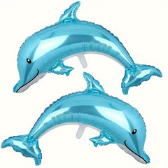 2pcs Ocean Animal Balloon Decoration Dolphin Balloon Birthday Party Decor