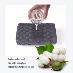 4pcs Cotton Face Towels Quick Drying Soft Bath Towels Mixed Colors