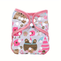 Waterproof Cloth Diaper Covers, Adjustable Size & Fun Patterns