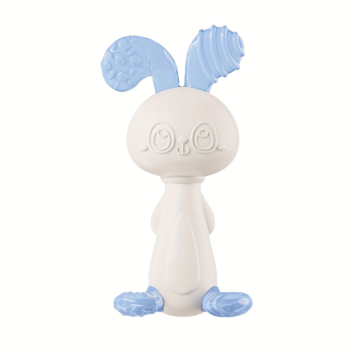 Soft Silicone Rabbit Teething Toy for Babies 0-3 Years