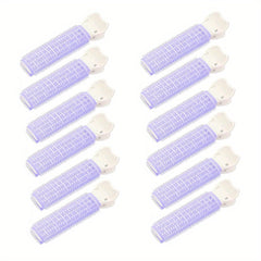 12PCS Hair Rollers With Clip Volumizing Hair Root Clips Bangs Curler