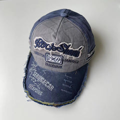 Men's High Letters Embroidered Baseball Cap Snapback Hip hop Cap
