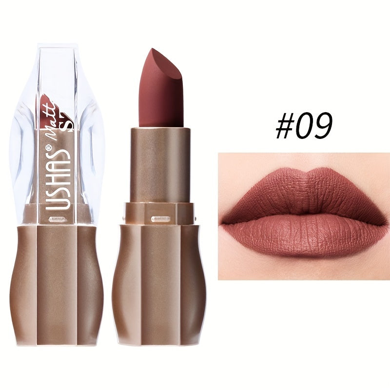 12 Natural Colors Matte Lipstick Set