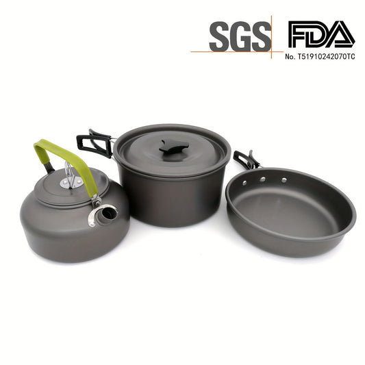 Portable Camping Cookware Set for 2-3 Person